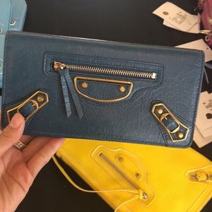 Balenciaga Bags - Balenciaga brand new metallic edge leather wallet Balenciaga Bags - Balenciaga brand new metallic edge leather wallet
